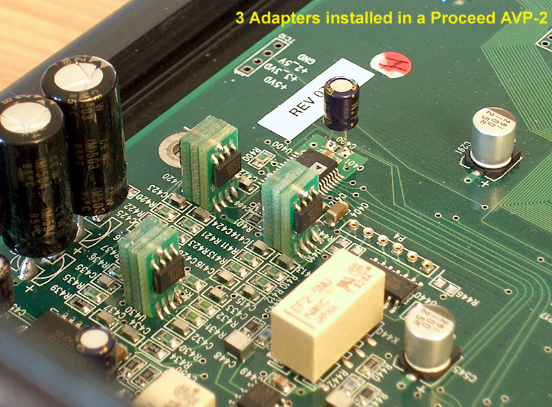 OPA627 CD-Player Tuning / Upgrade for Soic Dual Opamps